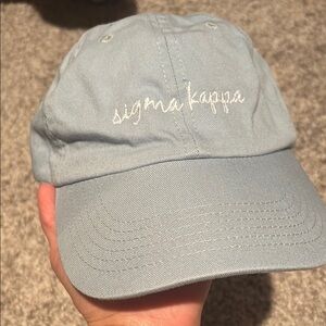 Light Blue Sigma Kappa Ball Cap Hat